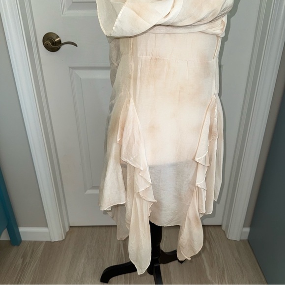 Young Fabulous & Broke Tie Dye Sleeveless handkerchief Tier hem dress size M - Picture 10 of 12